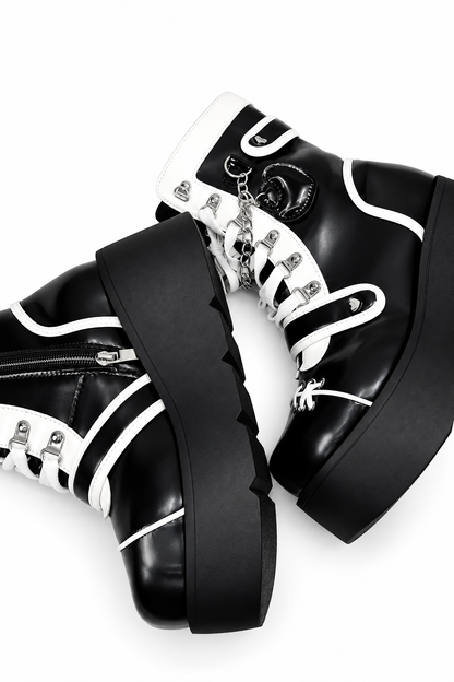 Gothic Punk Platform Martin Boots