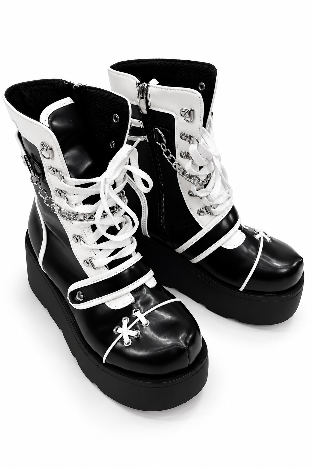 Gothic Punk Platform Martin Boots