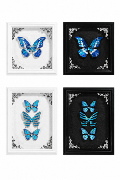 [Vorbestellschluss: 10. Monat, 14. Tag] Schwarz/Weiß Gothic-Lolita-Schmetterlingsschleifen-Serie Accessoires(Haube/Spitzen-Kopfschmuck KC/KC/4 Arten von Fotorahmen/Fotorahmen-Set)