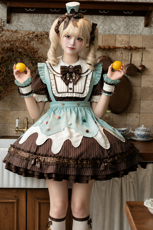 Mint Chocolate Lolita Dress + Accessories