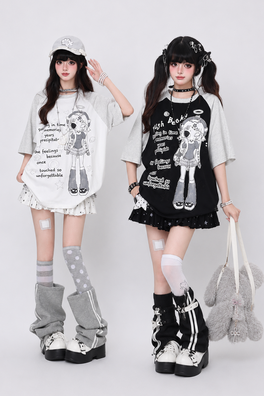 Subculture Dark Kawaii Loose T-Shirt