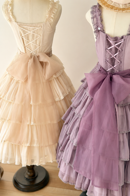 [Pre-order Deadline: July 31] Romantic Sweet Lolita Series Accessories (Flower-Embroidered Waist Ribbon, Corsage with Parfum Emblem, Hair Clip) [Exclusive Sale for Dress Purchasers]