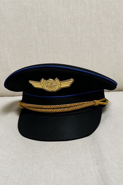 【9月13日予約締切】Black Blue Military Ruffle Lolita Series Accessories (Officer cap ・ Leg covers ・ Sash)