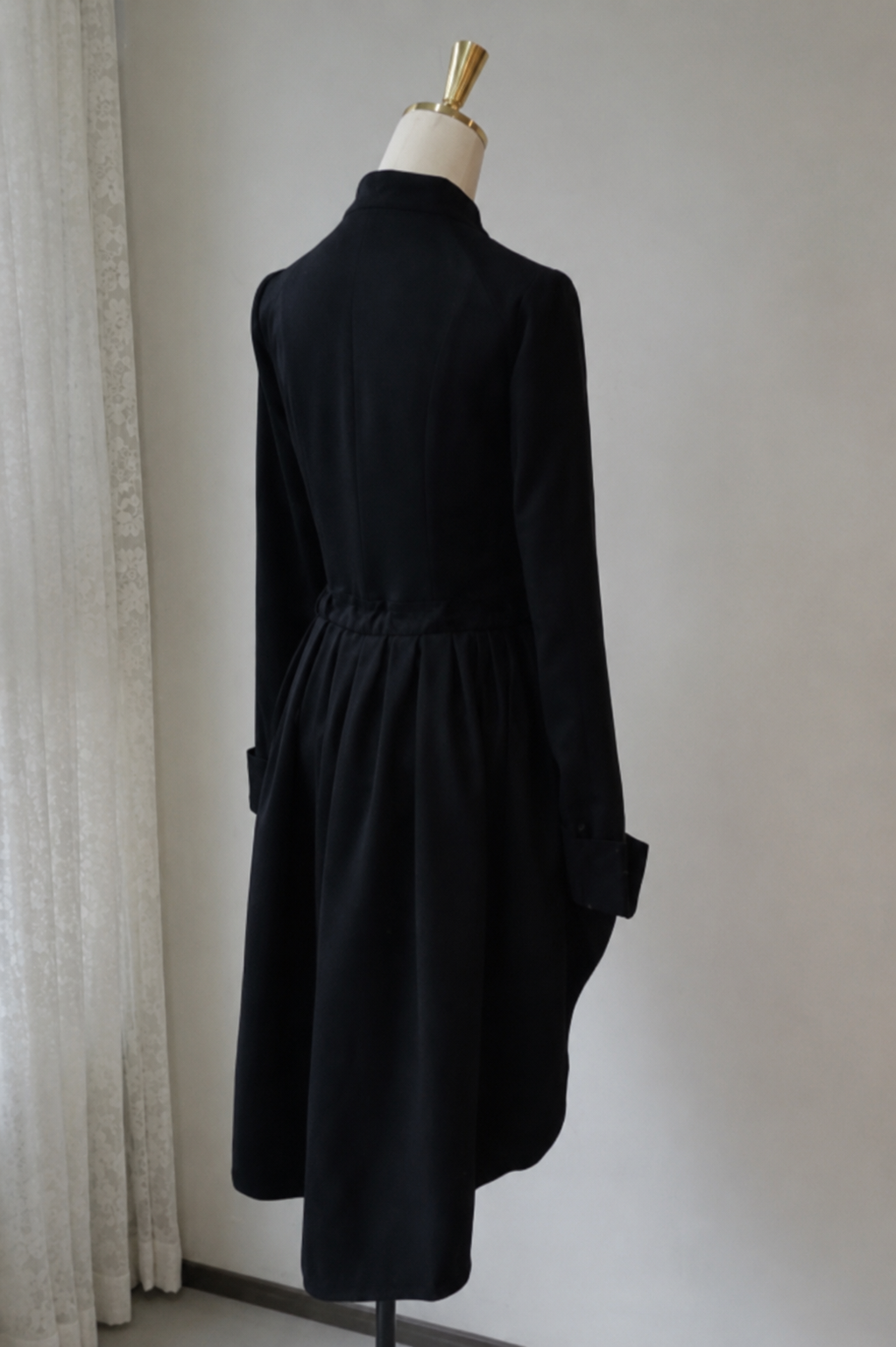 【9月28日予約締切】Prince-Style Gothic Cross Embroidered Coat Jacket With Train