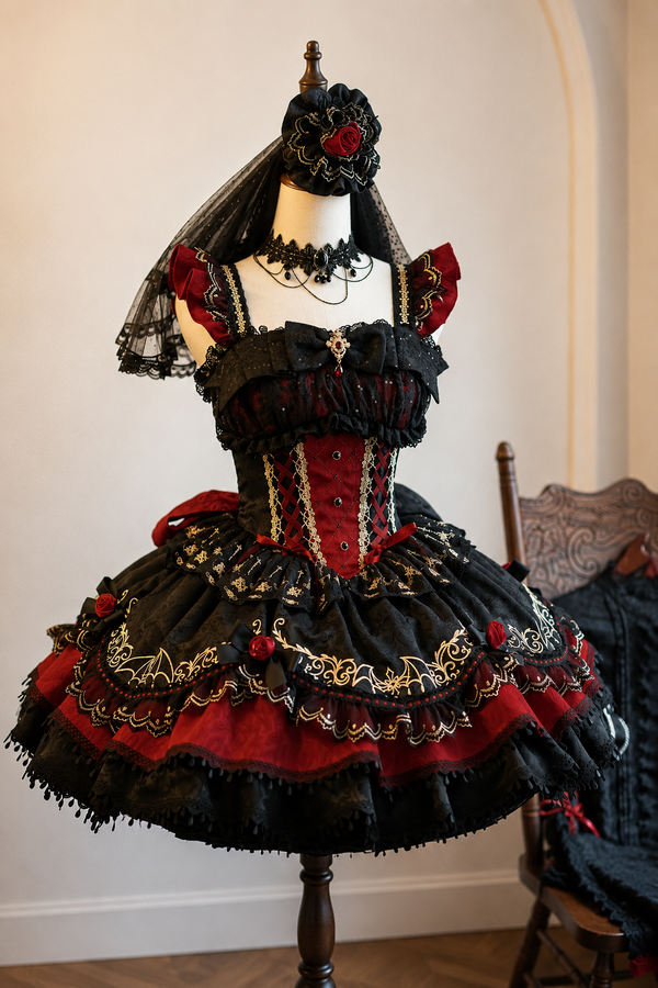 Sweet Cool Gothic Style Lolita Dress