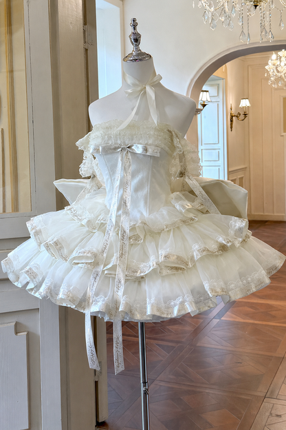 ミルクティーリボンプリンセスドレス