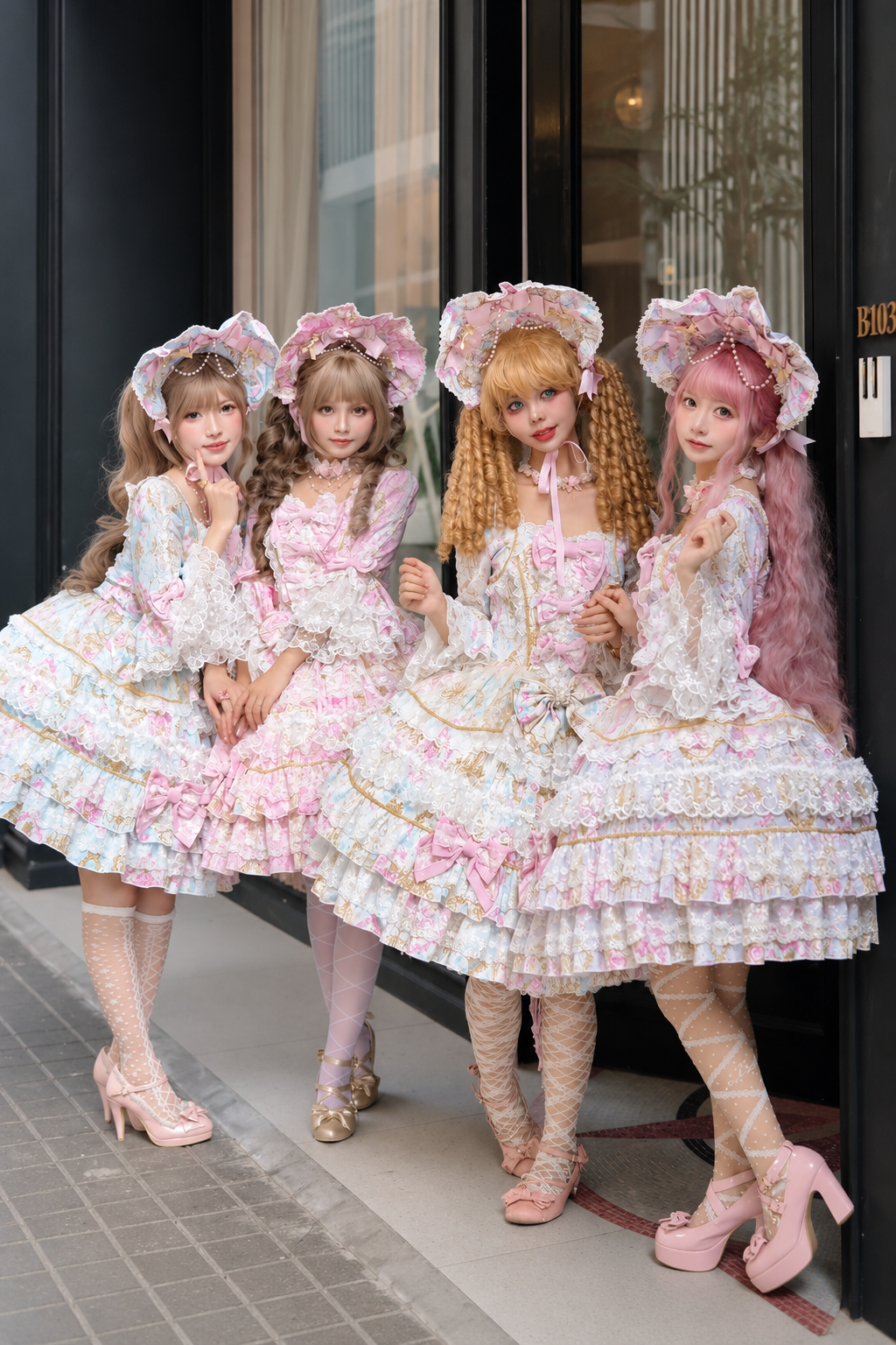 Long-Sleeved Candlestick Dress