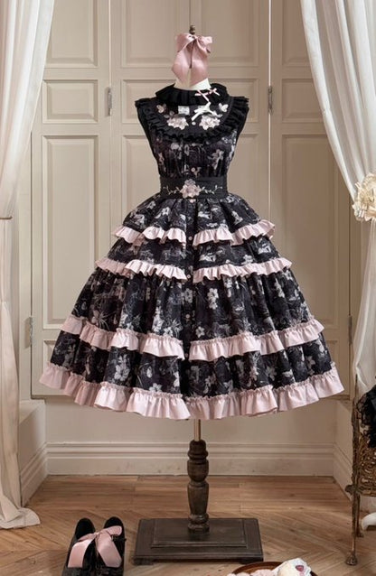 Lovely Lolita Vest Dress + Top + Belt