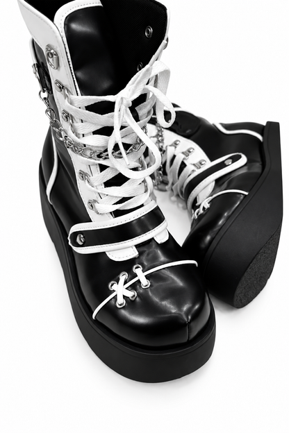 Gothic Punk Platform Martin Boots