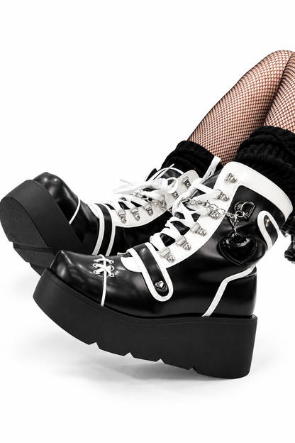 Gothic Punk Platform Martin Boots