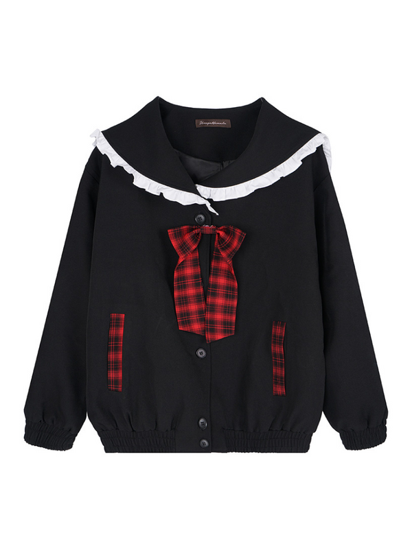 ネイビーカラーキュートスウェットシャツセット