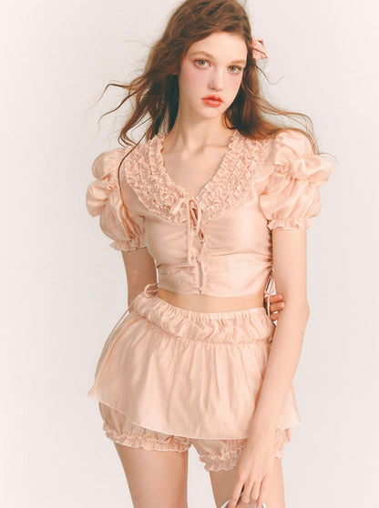 Coral Frill Lace Setup