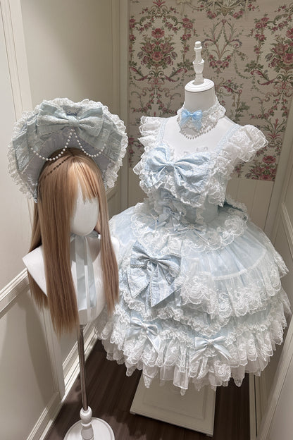 Light Floral Wedding Jsk Dress