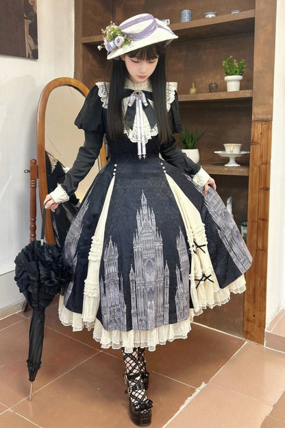 [Reservation deadline on October 22] Church Bell Elegant Gothic Classical Dress