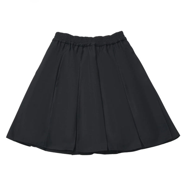 ラペルチェックカラートップス+スカート+パンツ+レッグウォーマー