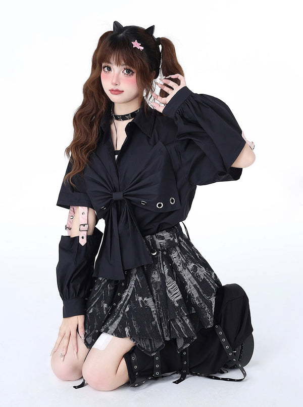 Big Bow Open Sweet Chic Top