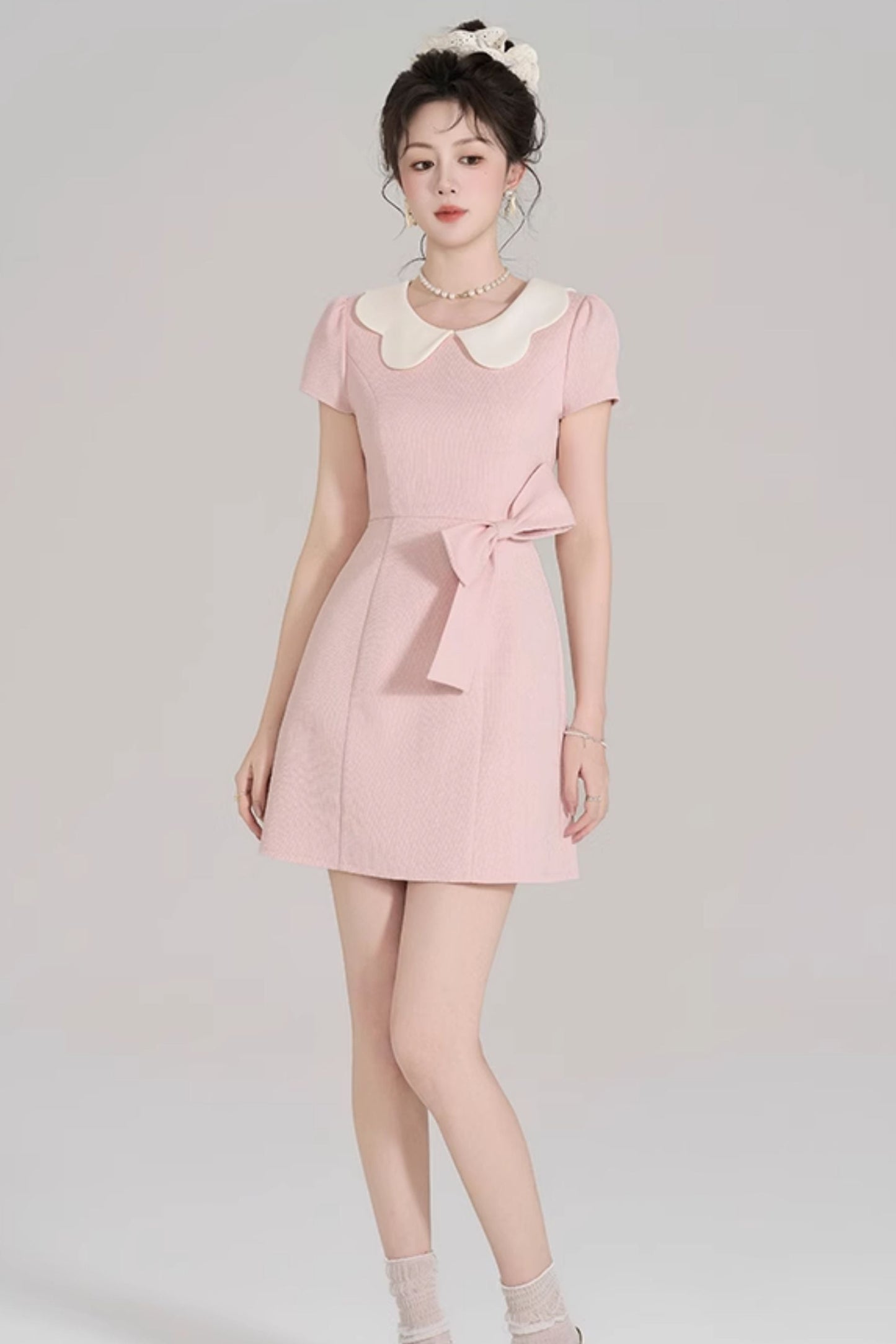 ドールカラースイートフリルリボンドレス