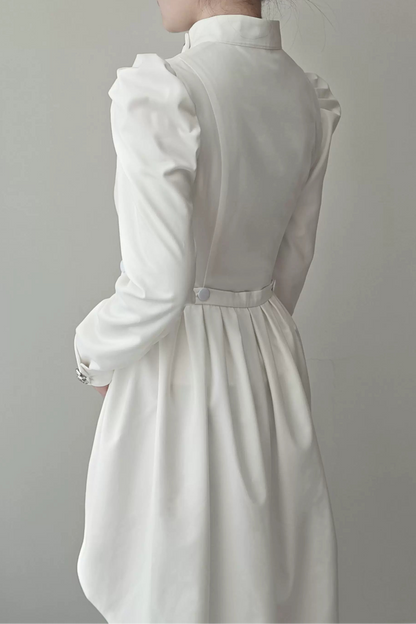 【9月28日予約締切】Gothic Prince Stand Collar Asymmetric Coat Jacket With Train