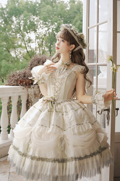 Jasmine Elegant Ballerina Lolita Dress and Accessories