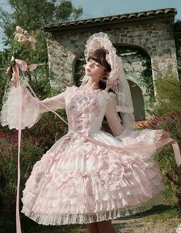 【12月26日予約締切】ピュアスイートローズファンタジーティアードロリータドレス