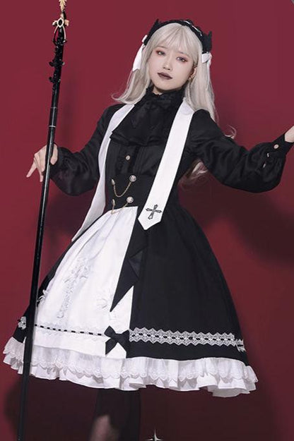 [Reservation product] Prince And Sister Dark Gothic Cloak Suit