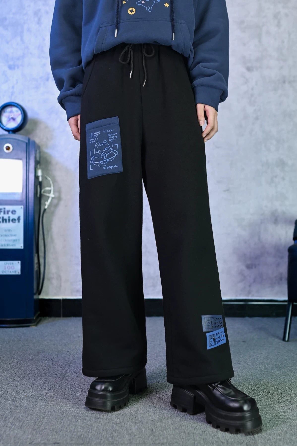 スターキャットシーフフリーススウェットパンツ