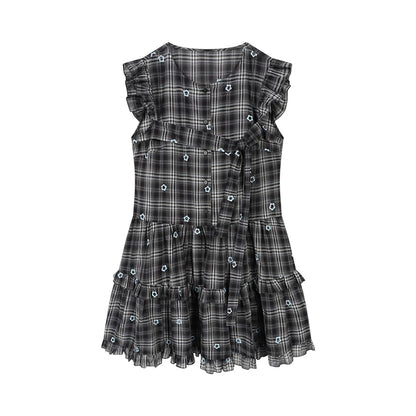 Vestido de cuadros ecuación de verano
