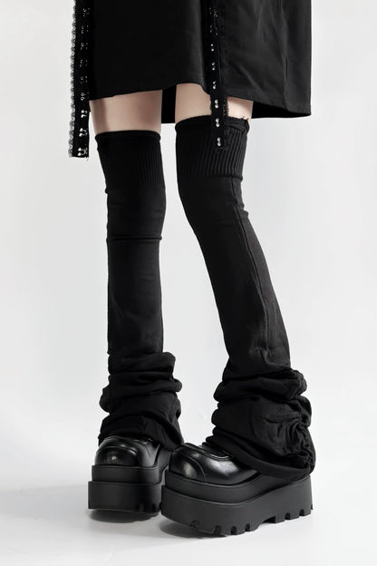 エクストラロングニットレッグウォーマー