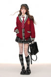 Kanyangfair Isle Korean College Style Cardigan main image 0