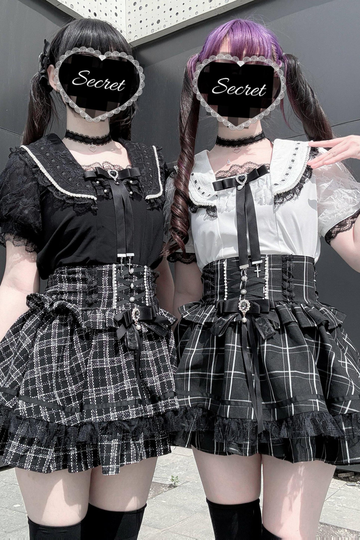 [Pre-Order] Lace Sailor Collar Jirai Kei Blouse