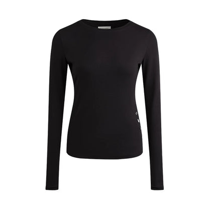 Y2Kボタンレイヤードトップス