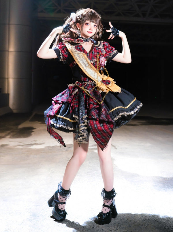 Lolita Little Idol Two Piece Girls Group Dresses