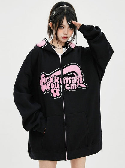 Logo Zip-up Hoodie