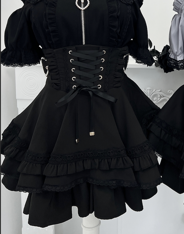 Subculture Heartbeat Top + Flared Skirt