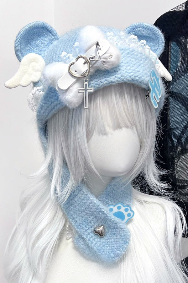 Bear Subculture Cross-Knit Hat