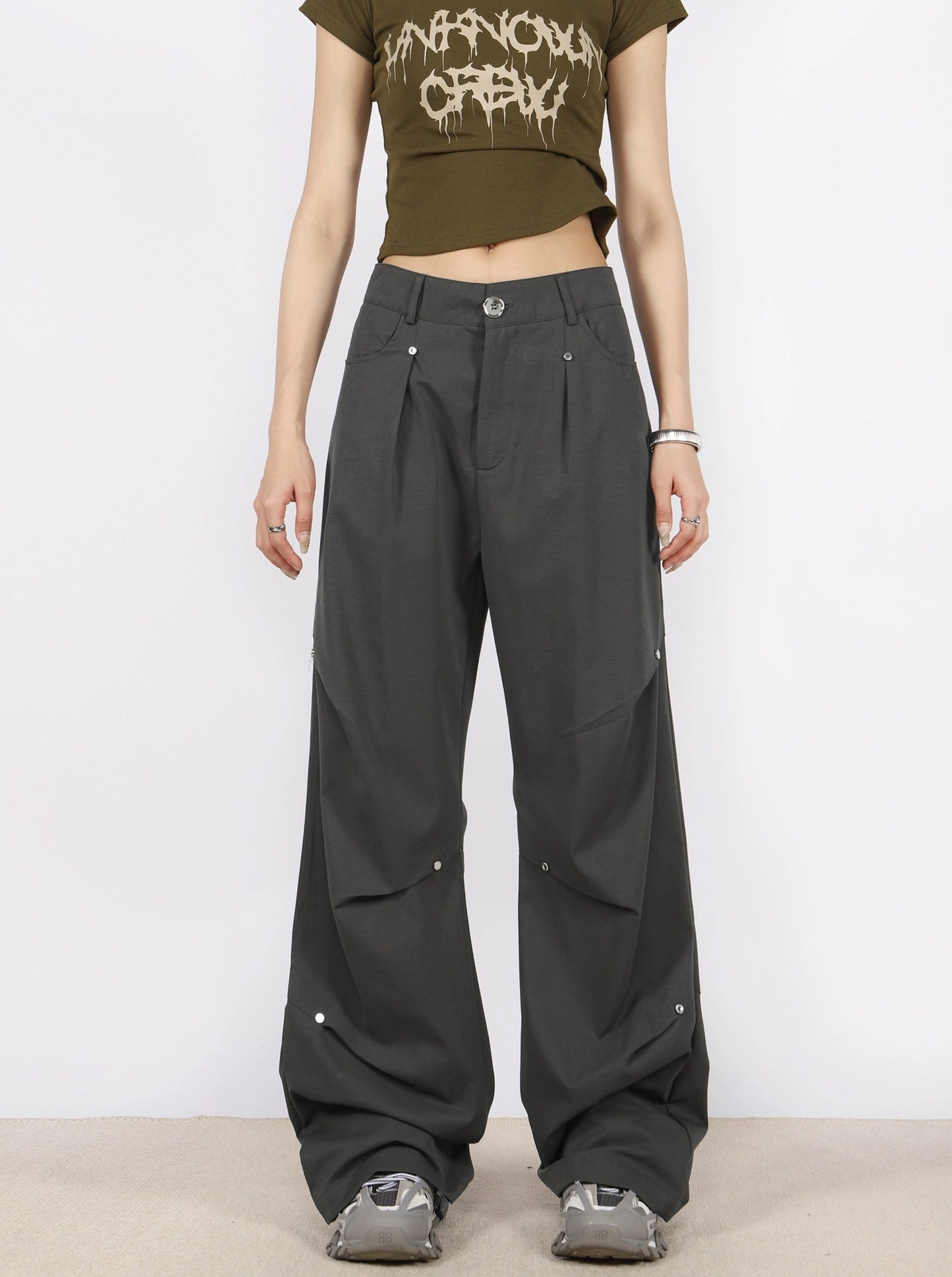 Unisex Wide Casual Pants