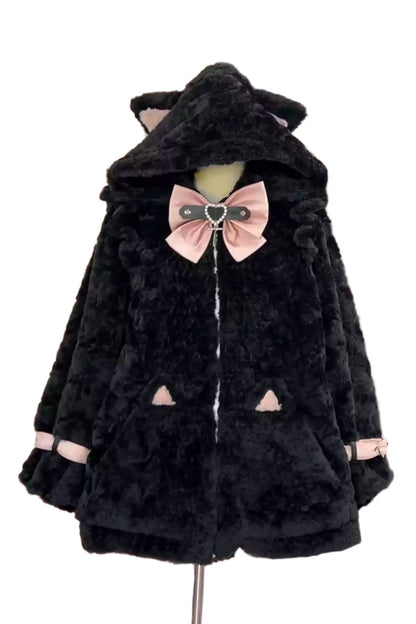 [Reserved product] Cat ears Hoody Cross Revolgeip Furcoat