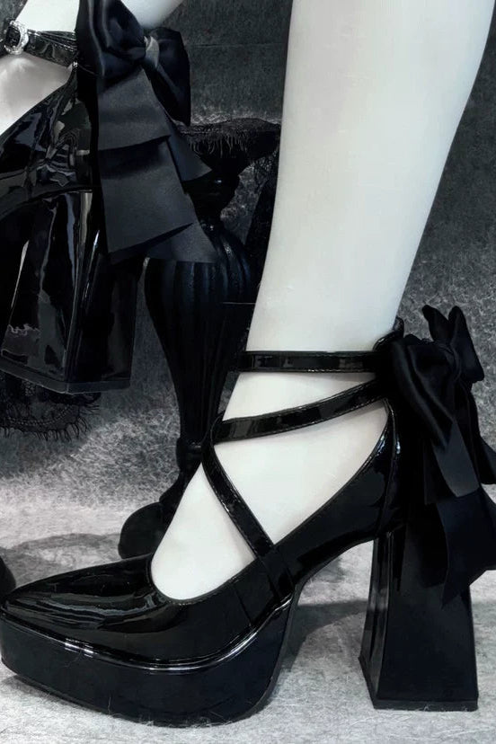 エレガントゴシックロリータヒール