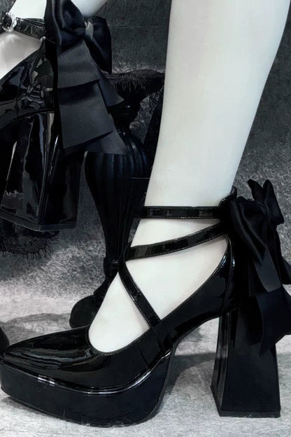 エレガントゴシックロリータヒール