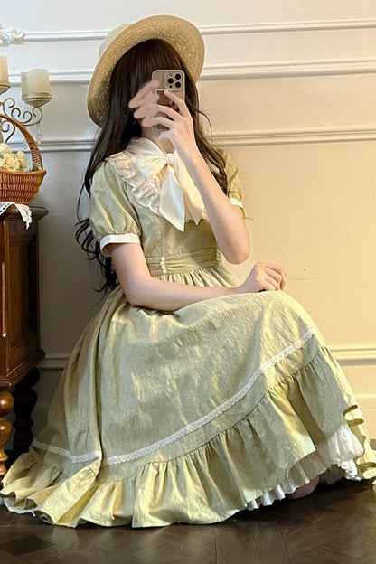 Twilight Pastoral Jacquard Princess Dress