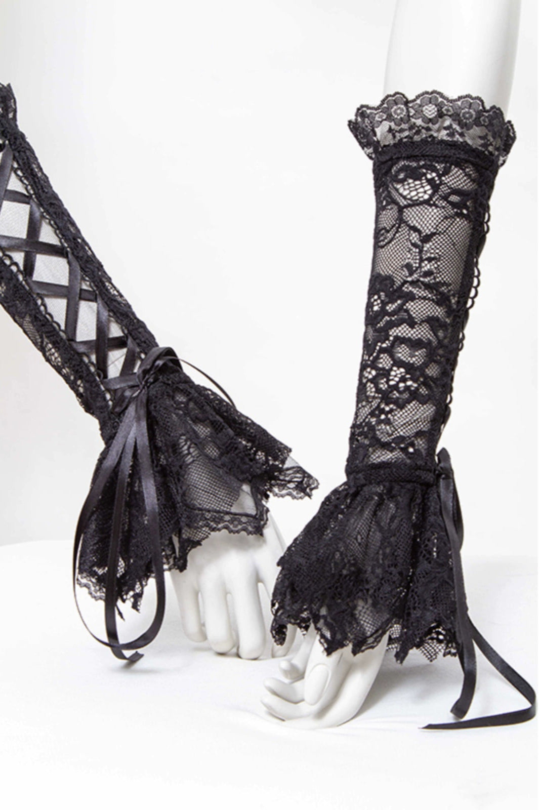╋Magic Sigh╋ RNG Gorgeous Lolita Cosplay Gothic Gothic Elegant Lace Hand Sleeve 1016BK