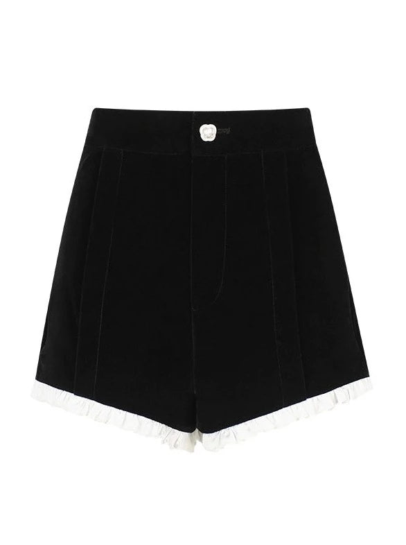 Velvet puff sleeve jacket + lace pants