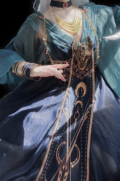 Bastet Elegant Kula Series Lolita Dress + Outerwear + Headdress + Bracelet