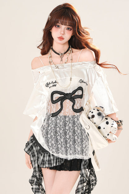 ドリーミーホローショルダートップス