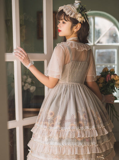 Lolita Princess Rabbit Daily Light Elegant Sweetheart Dress