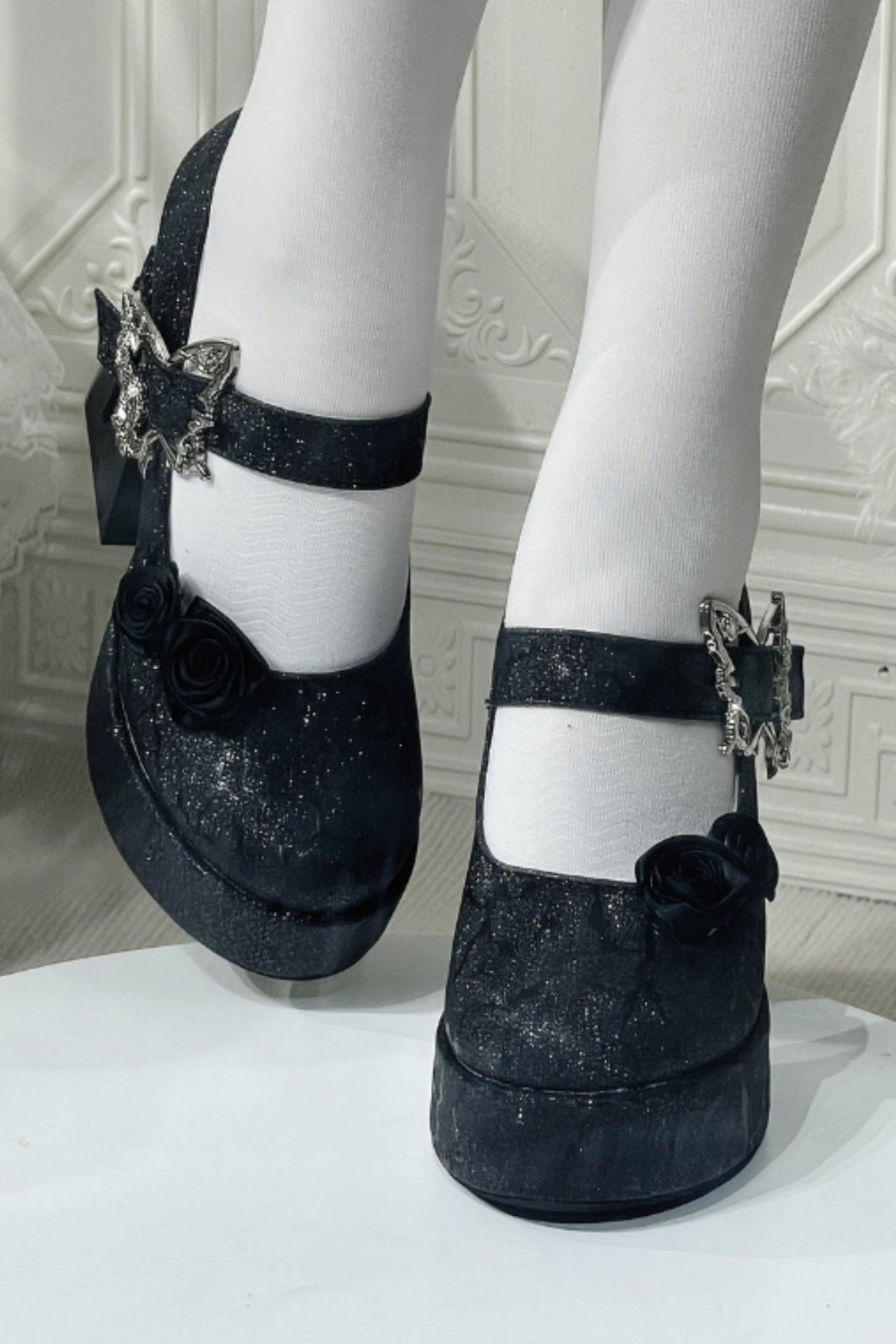 フローティングドリームランドプラットフォームブロックヒール