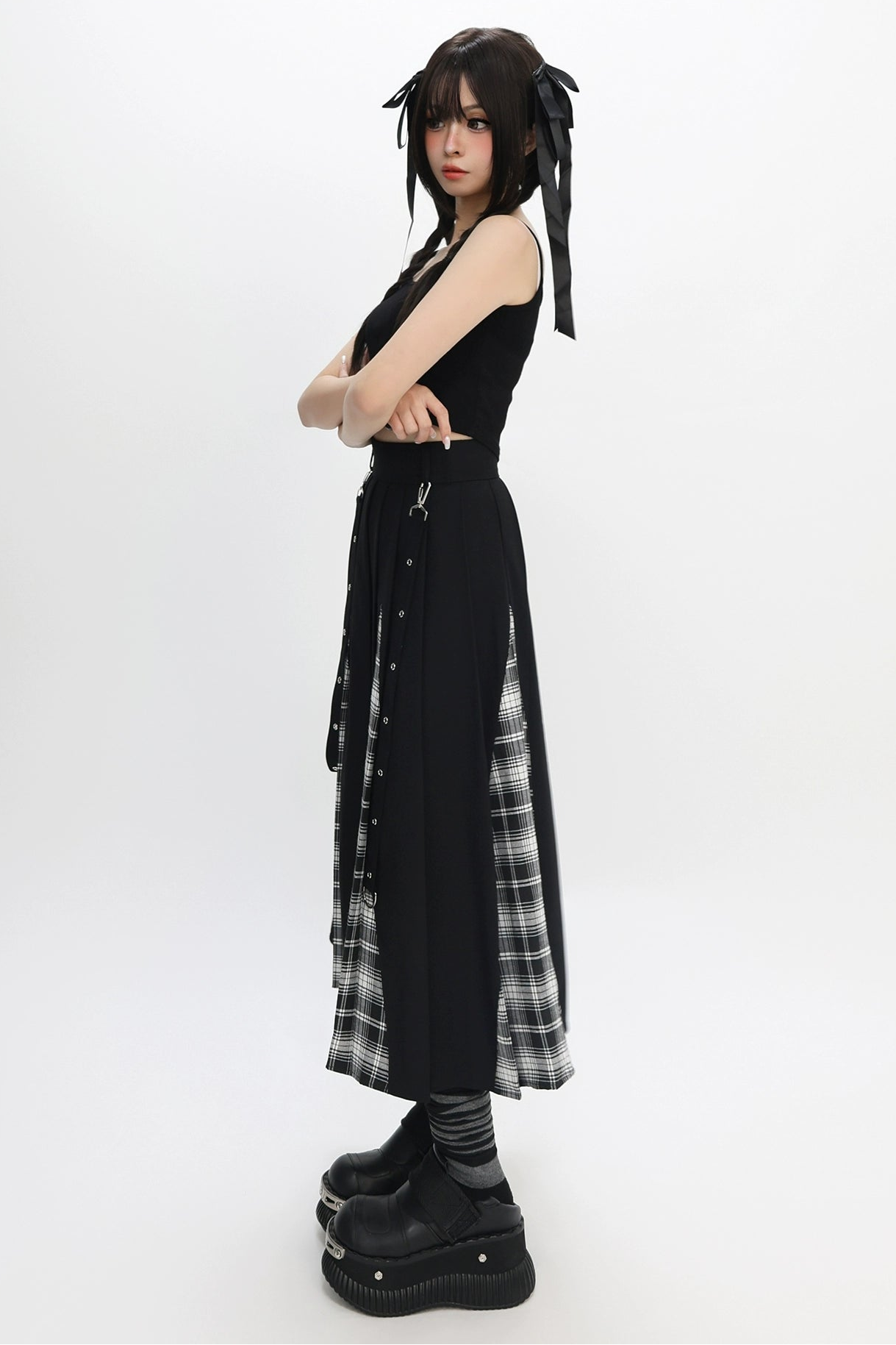 トリックフィールドクールチェックスカート