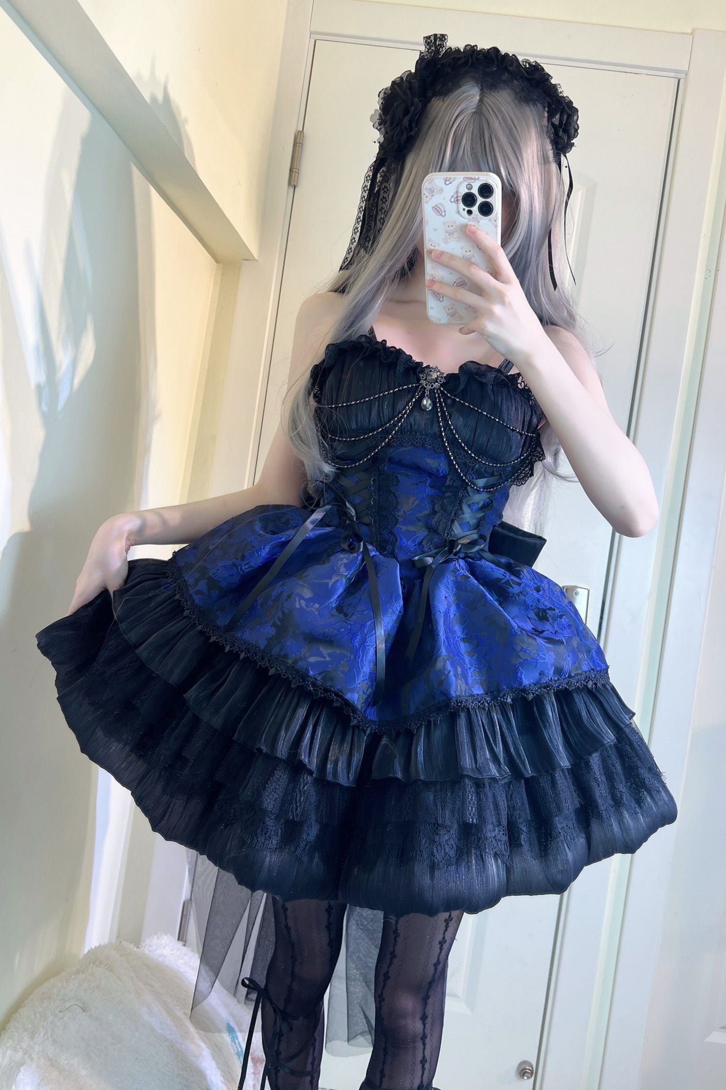 Vestido Lolita con Peto de la Serie Oscura