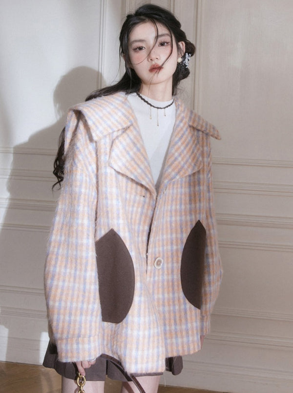 Waffle Sandlong Hair Check Outer