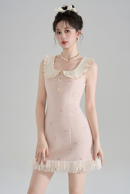 Sweet Doll Collar Sleeveless Dress